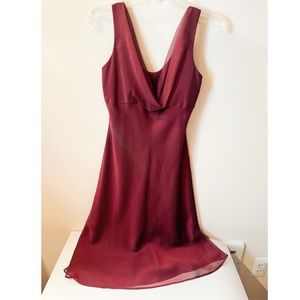 Maroon burgundy Gown for wedding/holiday/Christmas/Valentine’s day party